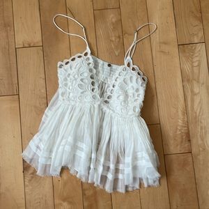 Free People Carrie Top in Ivory